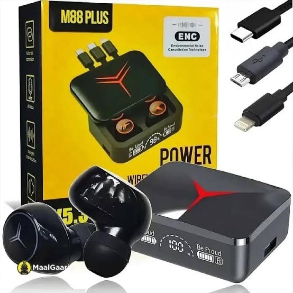M-88 PLUS POWERBANK ÖZELLİKLİ KULAKLIK