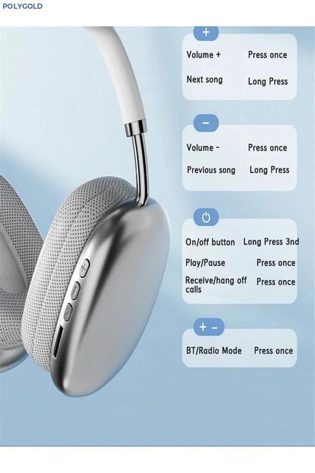 P9 MAX KAFA ÜSTÜ KULAKLIK