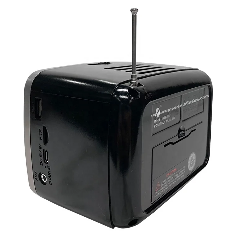 KTF-1641 Retro kablosuz taşınabilir AM FM SW 8 Band BT radyo hoparlör şarj edilebilir çok fonksiyonlu ses Mp3 çalar TF Usb Aux radyo