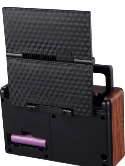 KTF-2208 Nostalji Solar Enerjili Güneş Panelli Fm Radyo Şarj Edilebilir