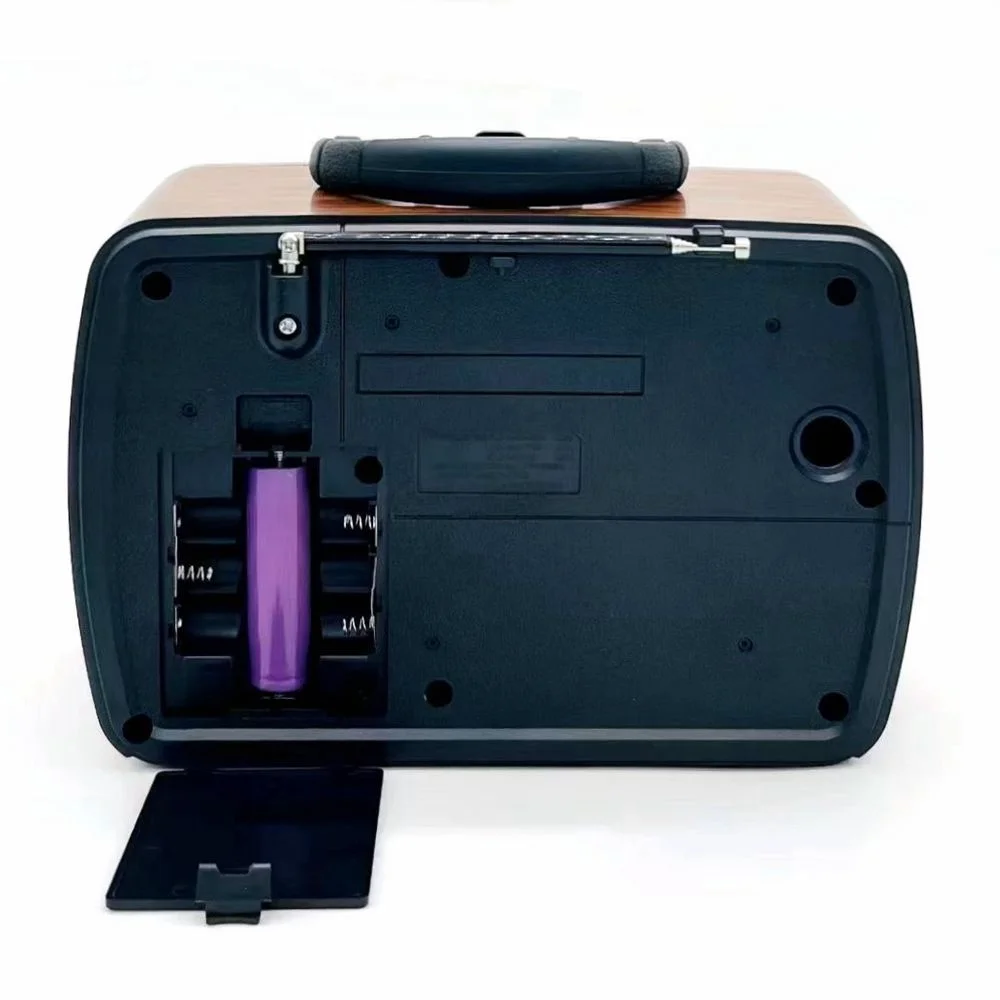 Golon kaliteli retro usb radyo RX-075D şarj edilebilir ahşap finish kablosuz am fm sw 3 band vintage radyo ile USB/TF yuvası