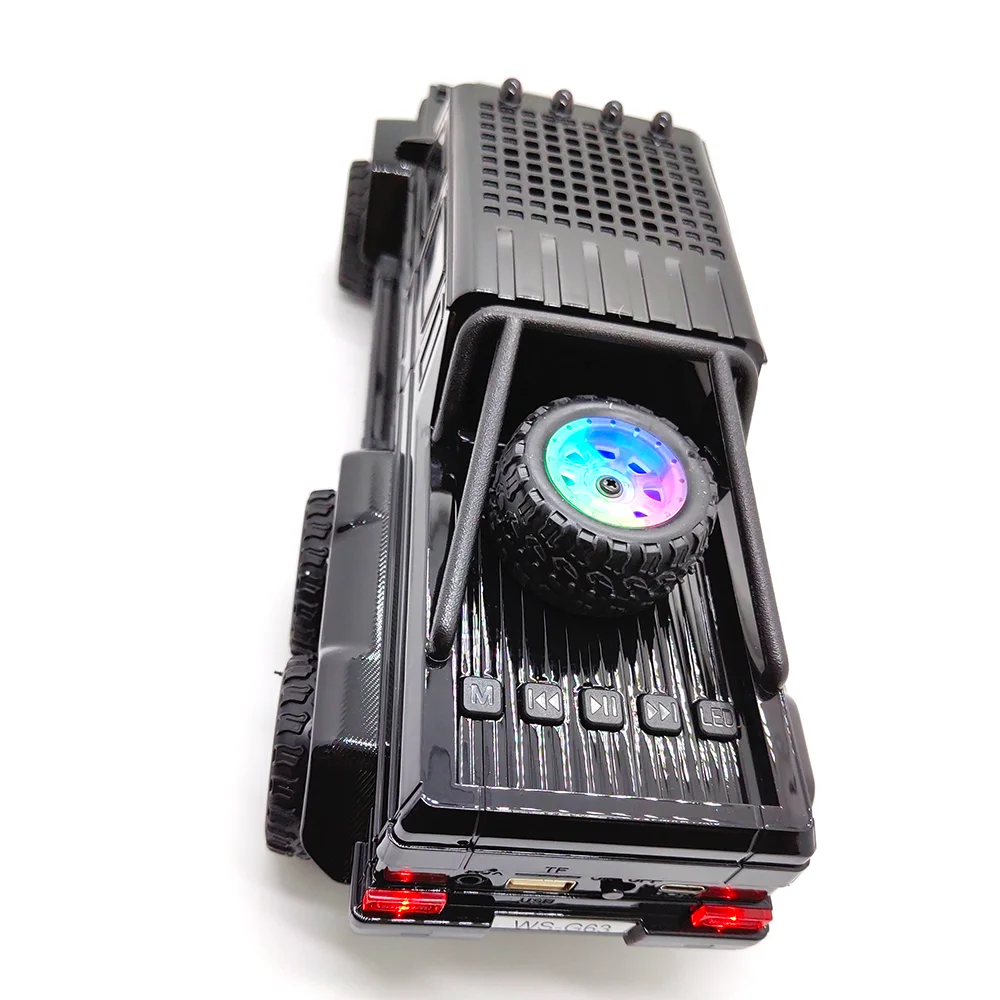 WS-G63 12W Retro klasik nostaljik araba tasarım kablosuz masaüstü parti BT mavi diş TWS TF FM radyo ile taşınabilir USB hoparlör